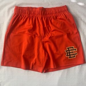 Eric Emanuel Orange Mesh Shorts